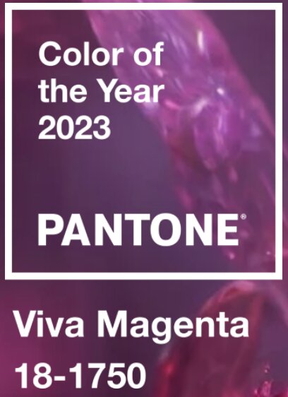 Viva magenta elegido color del 2023 por Pantone