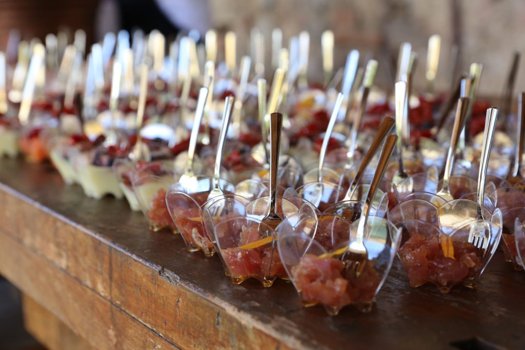 Foto del catering de Armani catering. Elopement